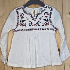 3T Carter's Embroidered Long Sleeve Top